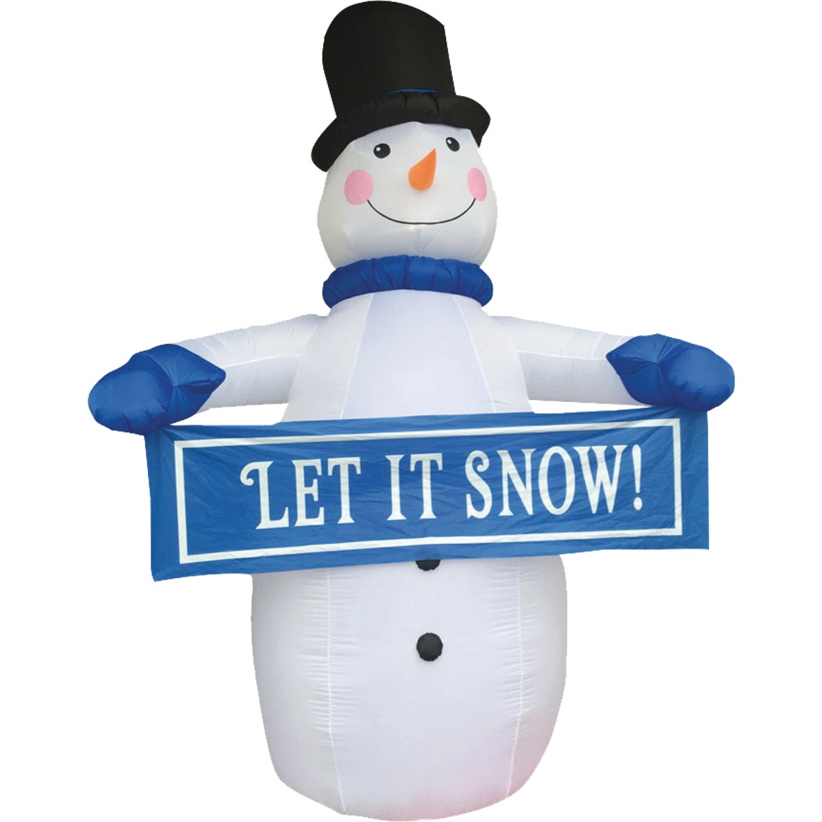 Southern Joy 12 Ft. Let it Snow Snowman Airblown Inflatable