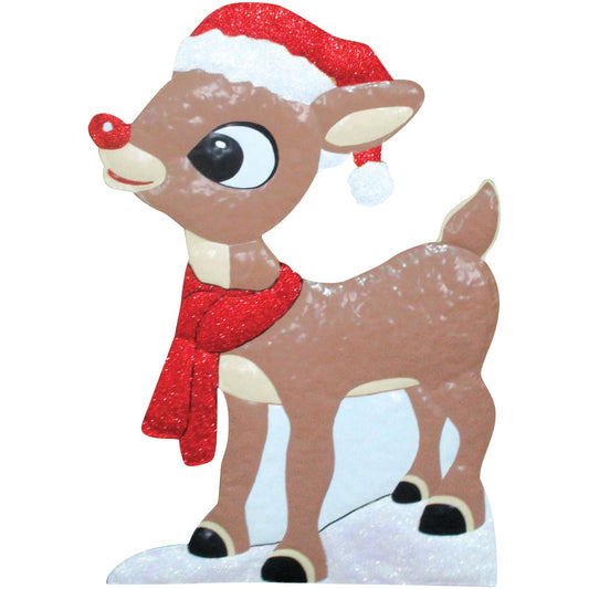 Rudolph 24 In. Metal Rudolph Holiday Figure