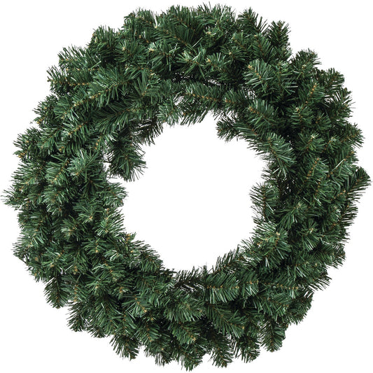 Gerson 24 In. 50-Bulb Color Changing LED Balsam Pine Prelit Wreath