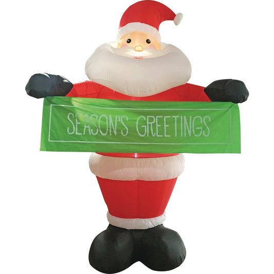 Southern Joy 12 Ft. Seasons Greetings Santa Airblown Inflatable