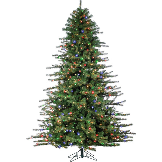 Sterling 7.5 Ft. New Layered Highland Pine 1000-Bulb Multi Incandescent Prelit Artificial Christmas Tree