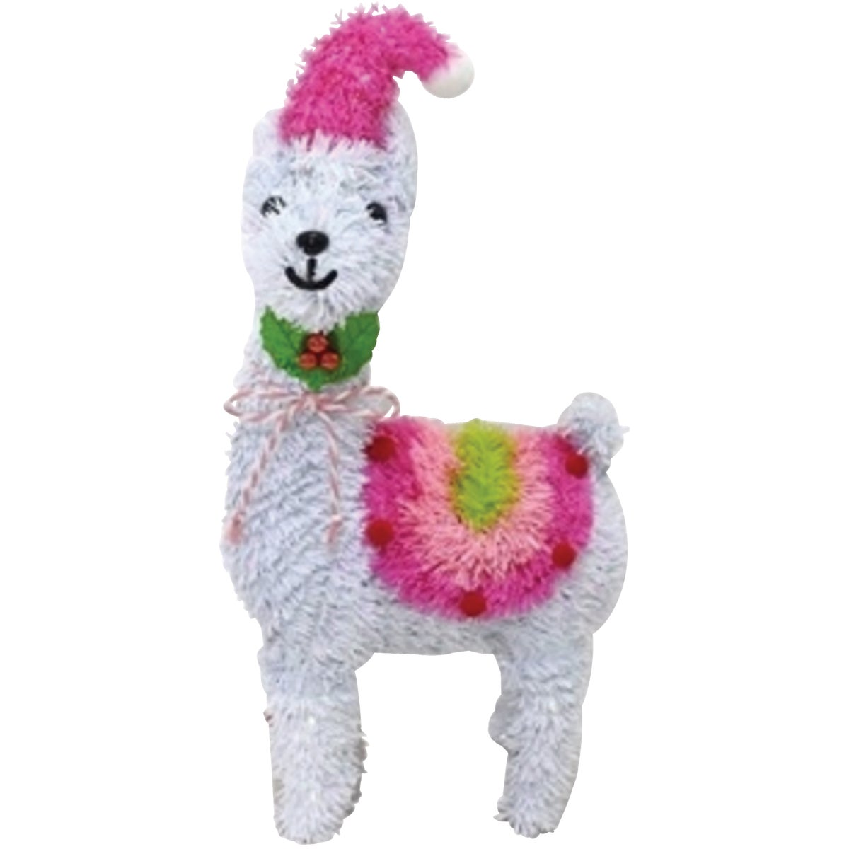 Youngcraft 15.75 In. Tinsel 3-Dimensional Llama Holiday Decoration