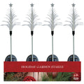 Alpine 40 In. LED Solar Fiber Optic Tree Holiday Garden Stake