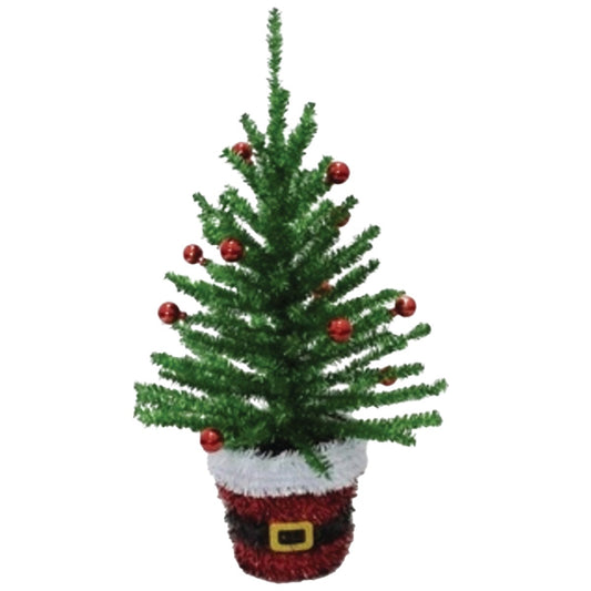 Youngcraft 18 In. Green Tinsel Tree