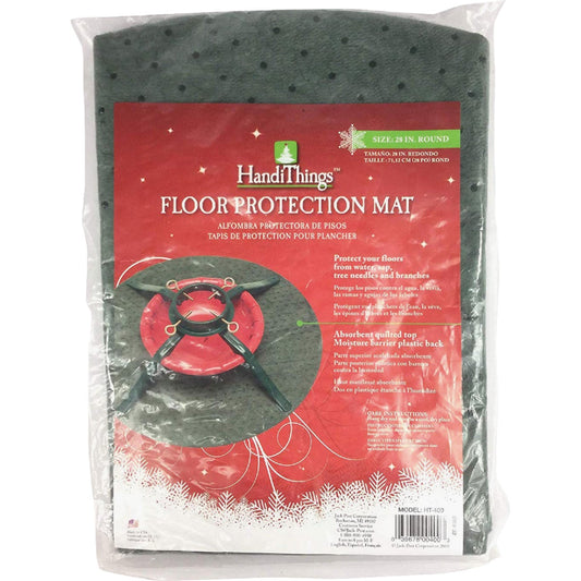 HandiThings 28 In. Christmas Tree Floor Protection Mat