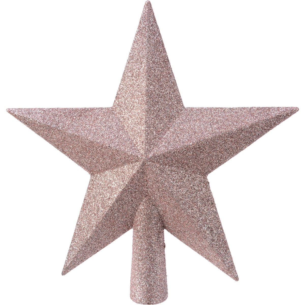 Decoris Blush Pink 7.5 In. Shatterproof Star Christmas Tree Topper