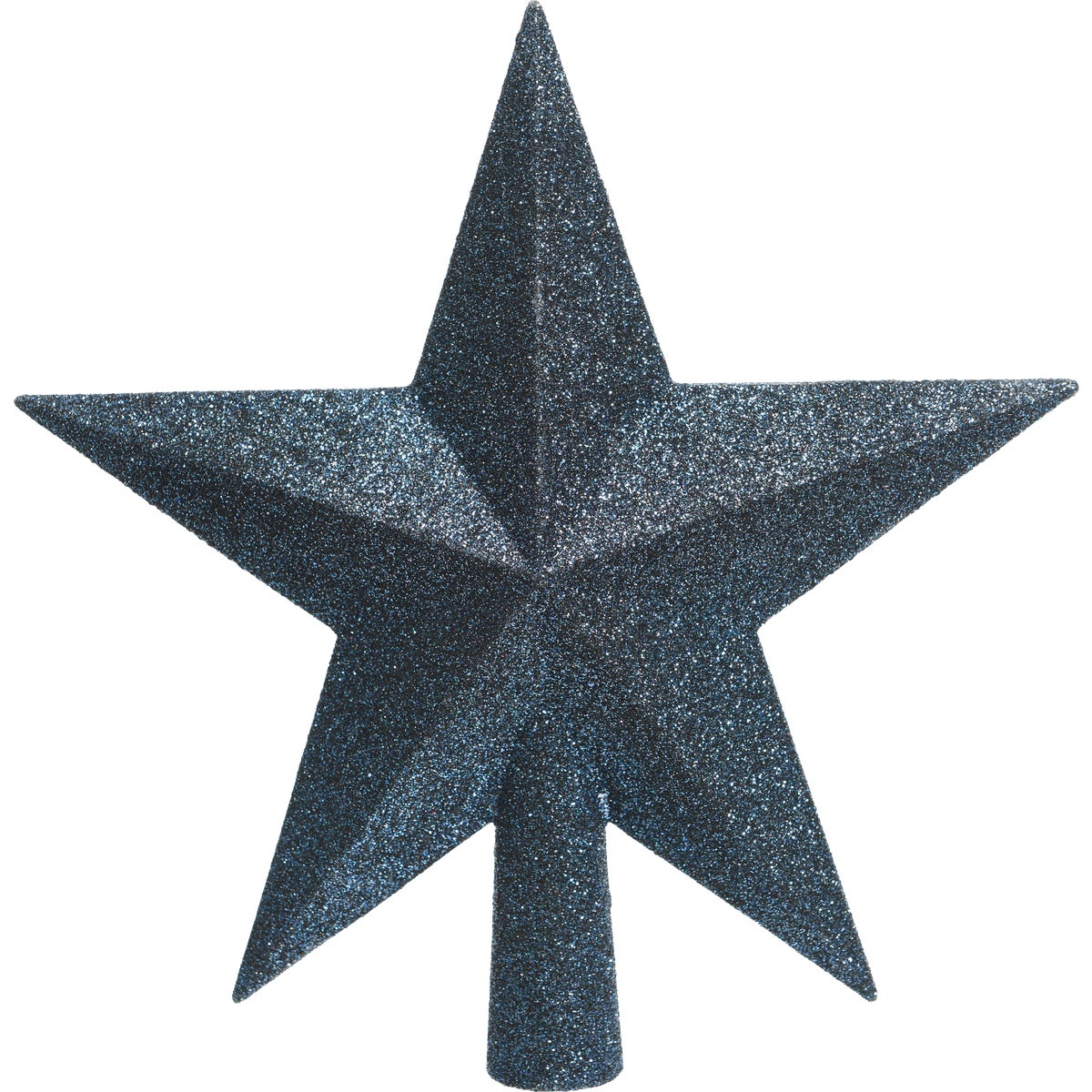 Decoris Night Blue 7.5 In. Shatterproof Star Christmas Tree Topper