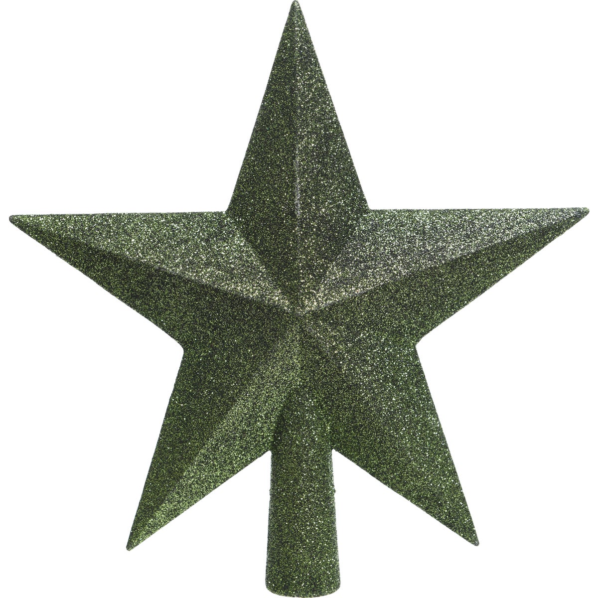 Decoris Pine Green 7.5 In. Shatterproof Star Christmas Tree Topper