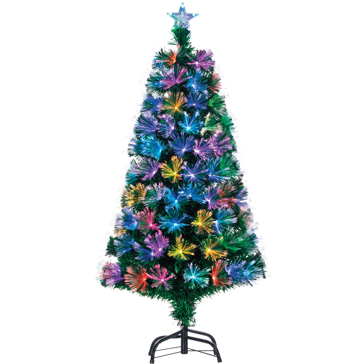 Gerson 4 Ft. Fiber Optic LED Christmas Tree