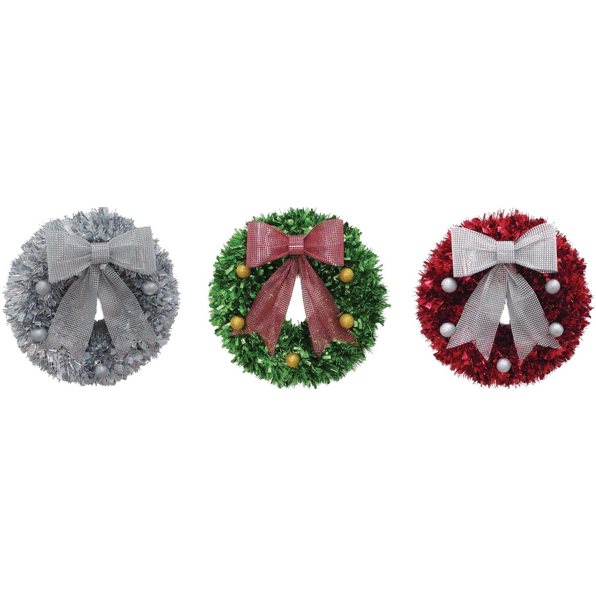 Youngcraft 18 In. x 3.5 In. x 18 In. Tinsel Wreath