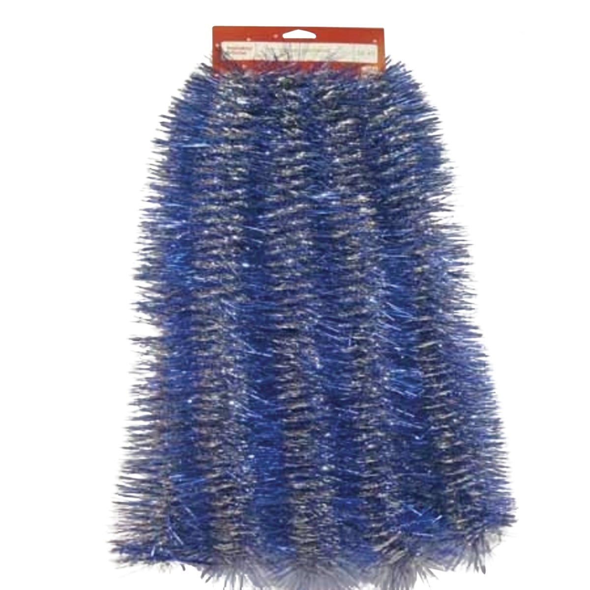 Youngcraft 10 Ft. Silver & Blue Tinsel Garland