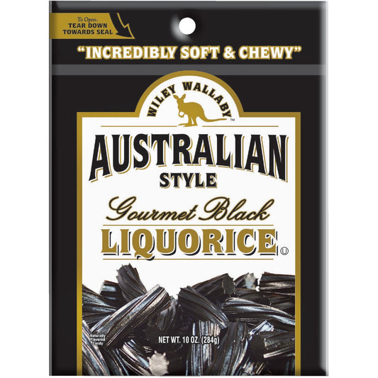 Wiley Wallaby Black Liquorice 10 Oz. Candy