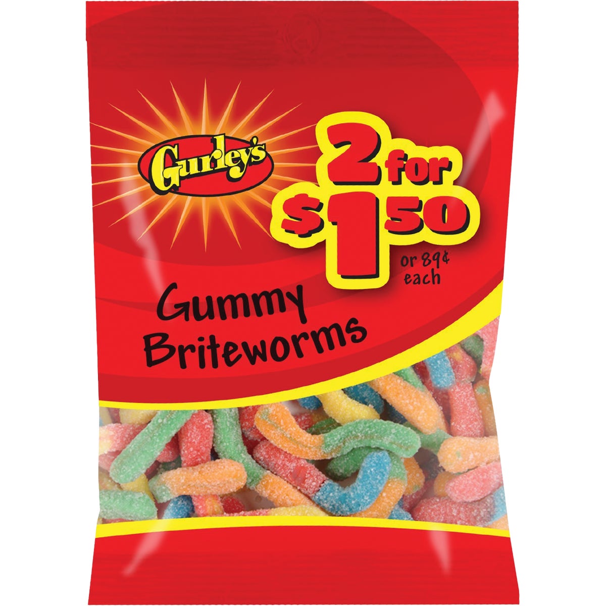 Gurley's Sour 2.75 Oz. Briteworms