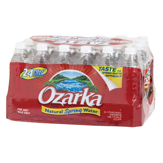 Ozarka 0.5 Liter Bottled Spring Water (24-Pack)