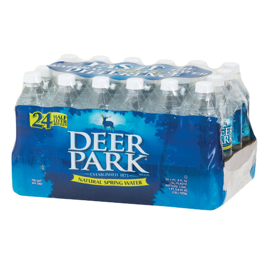 Deer Park 0.5 Liter Bottled Spring Water (24-Pack)