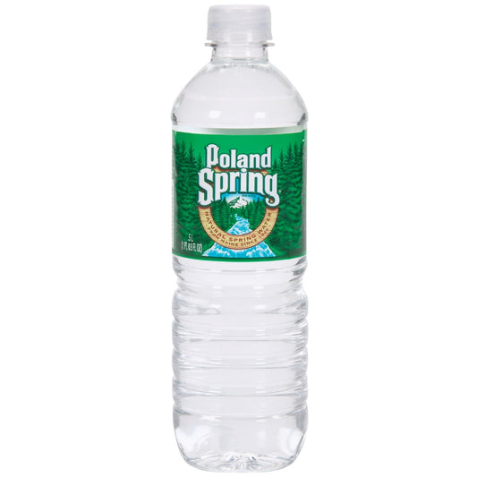 Poland Spring 0.5 Liter Bottled Spring Water Non-Deposit (24-Pack)