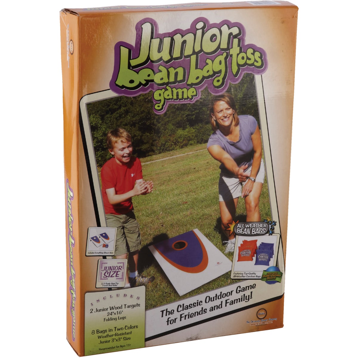 Driveway Games Junior Wood Board Corn Toss Bean Bag Game