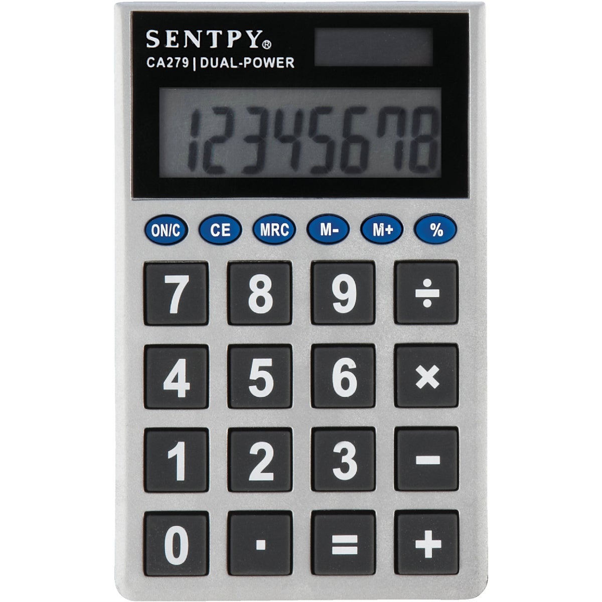 Sentry Jumbo Key Auto-Off 8-Digit Pocket Calculator