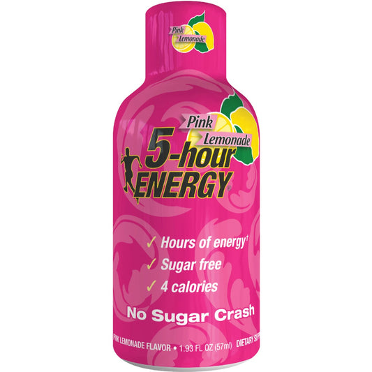 5 Hour Energy 1.93 Oz. Pink Lemonade Flavor Energy Drink