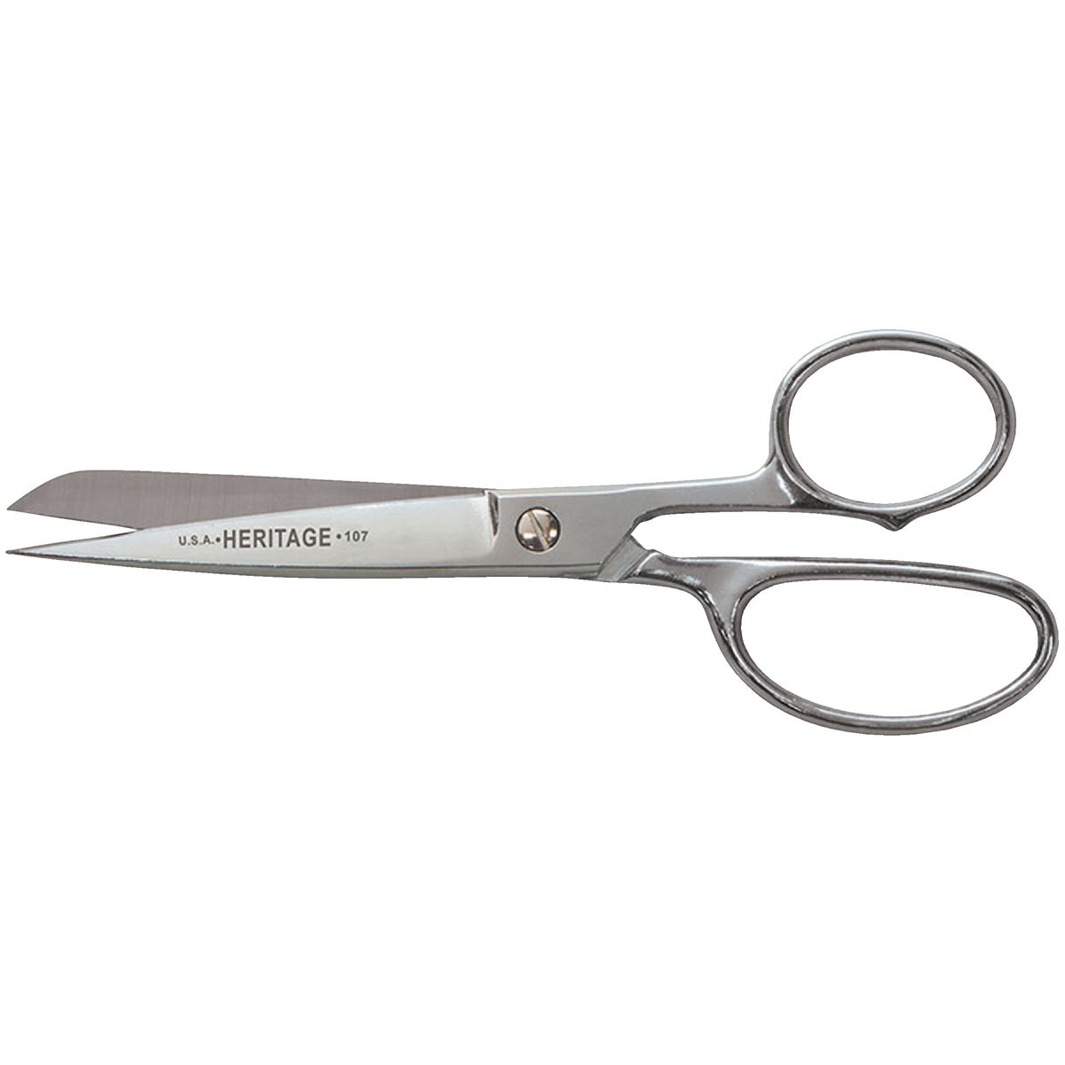 Heritage Cutlery 7 In. Heavy-Textile Cutting Chrome Over Nickel-Plated Scissors