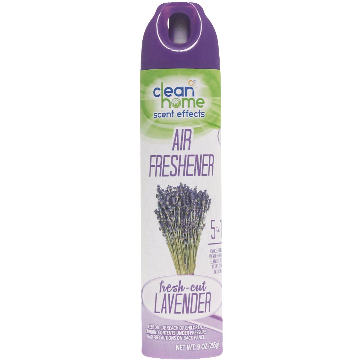 Clean Home 9 Oz.. Lavender Aerosol Spray Spray Air Freshener