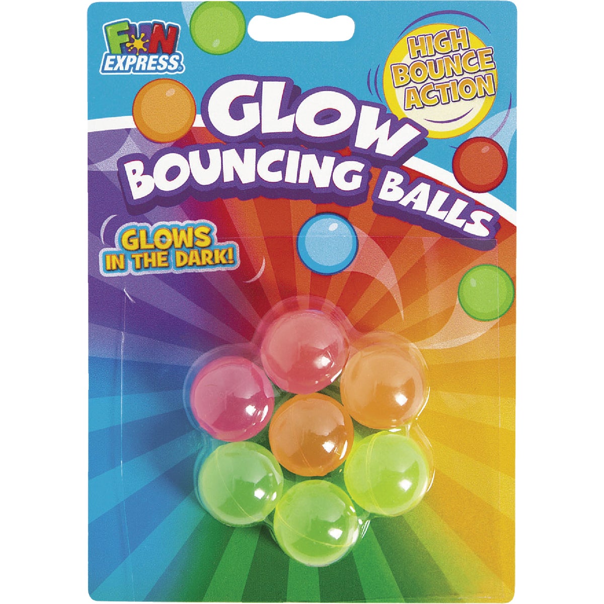 Fun Express Assorted Color 1 In. Ea. Rubber Bouncing Ball