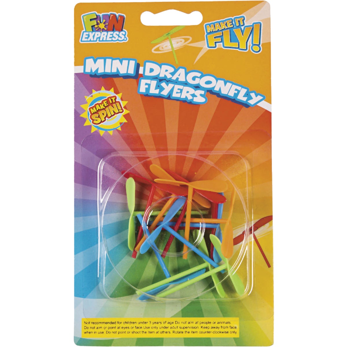 Fun Express Mini Dragonfly Flyers (12-Pack)