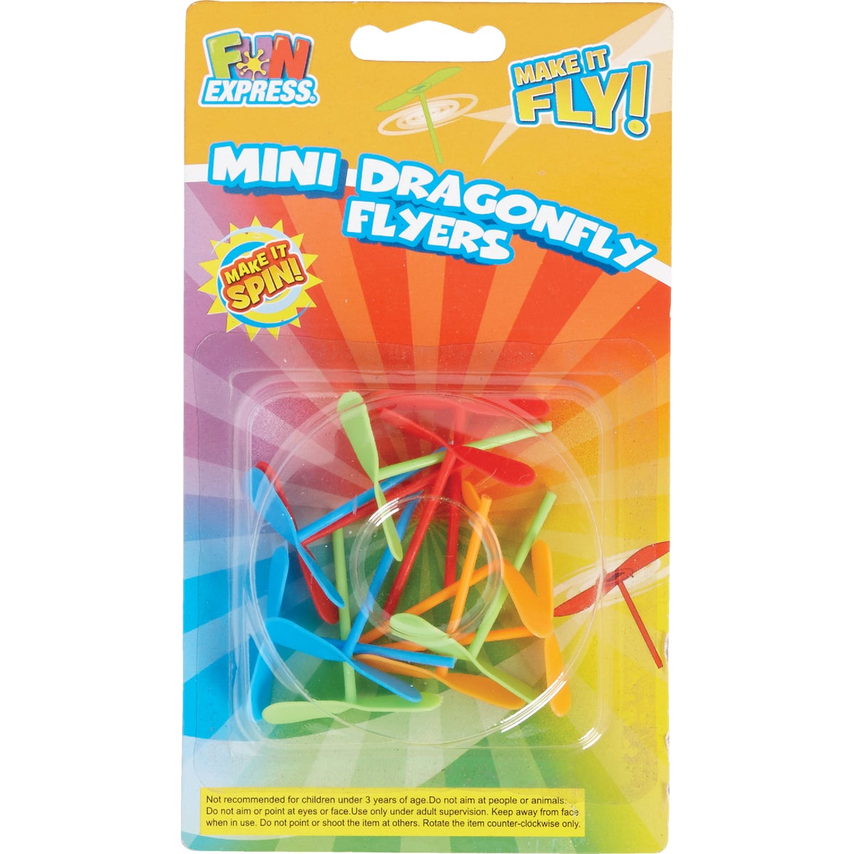 Fun Express Mini Dragonfly Flyers (12-Pack)