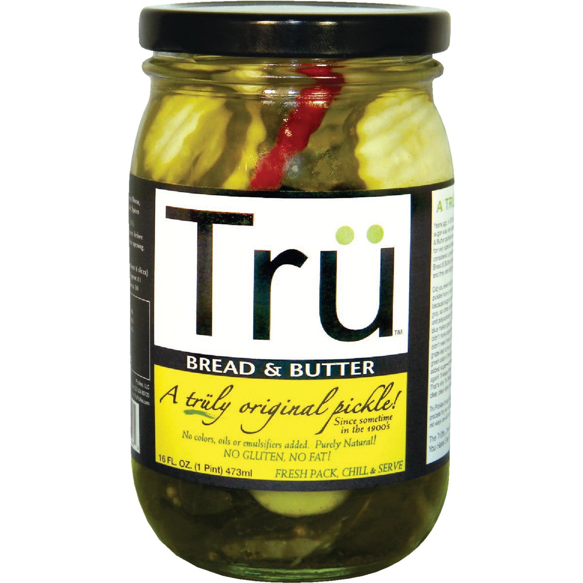 Tru 16 Oz. Bread & Butter Pickles