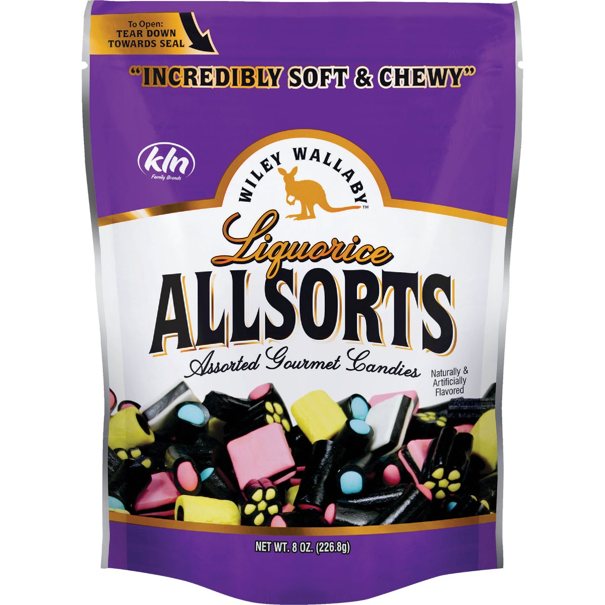 Wiley Wallaby Assorted Liquorice Flavors 8 Oz. Candy