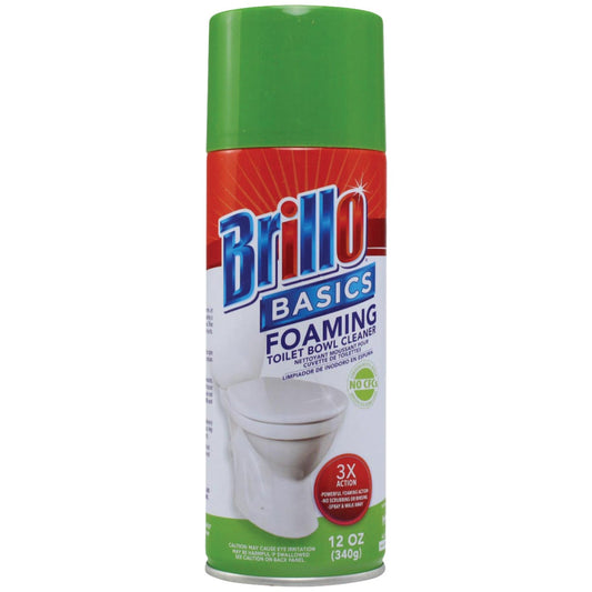 Brillo Basics 12 Oz. Foaming Spray Fresh Clean Toilet Bowl Cleaner