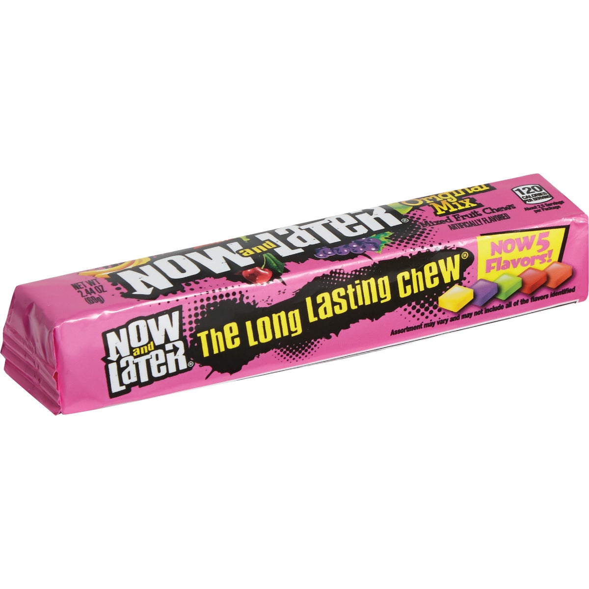 Now & Later Original Fruit Flavors 2.44 Oz. Candy