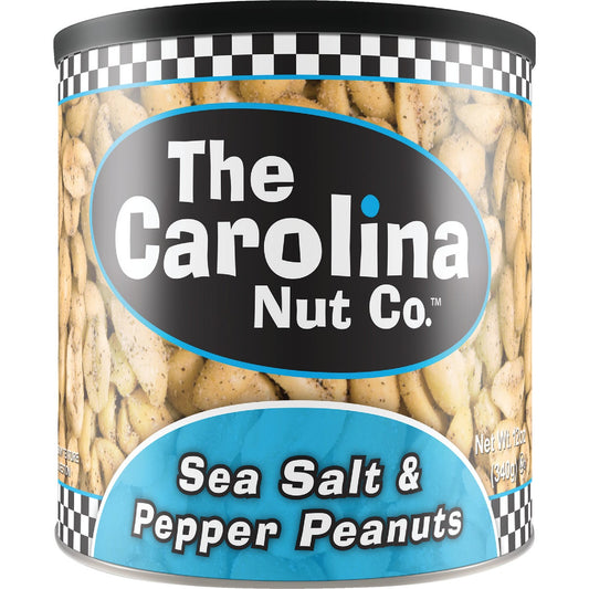 The Carolina Nut Company 12 Oz. Sea Salt/Pepper Peanuts