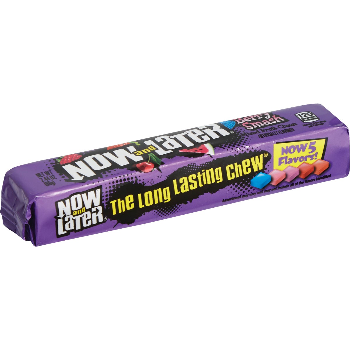 Now & Later Wild Fruit Flavors 2.44 Oz. Candy