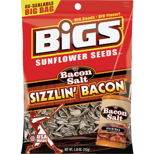 Bigs 5.35 Oz. Sizzlin Bacon Sunflower Seeds