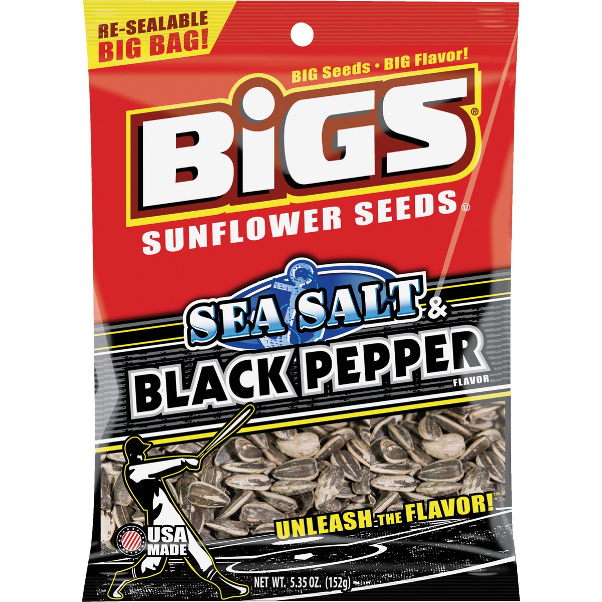 Bigs 5.35 Oz. Sea Salt & Pepper Sunflower Seeds