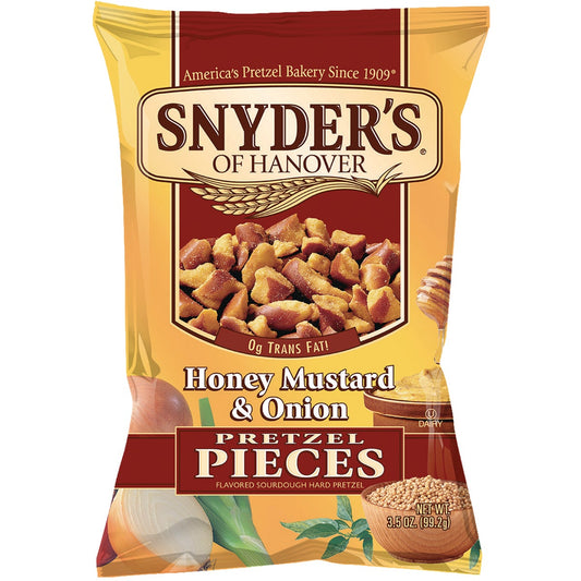 Snyder's of Hanover 3.5 Oz. Honey Mustard & Onion Pretzels
