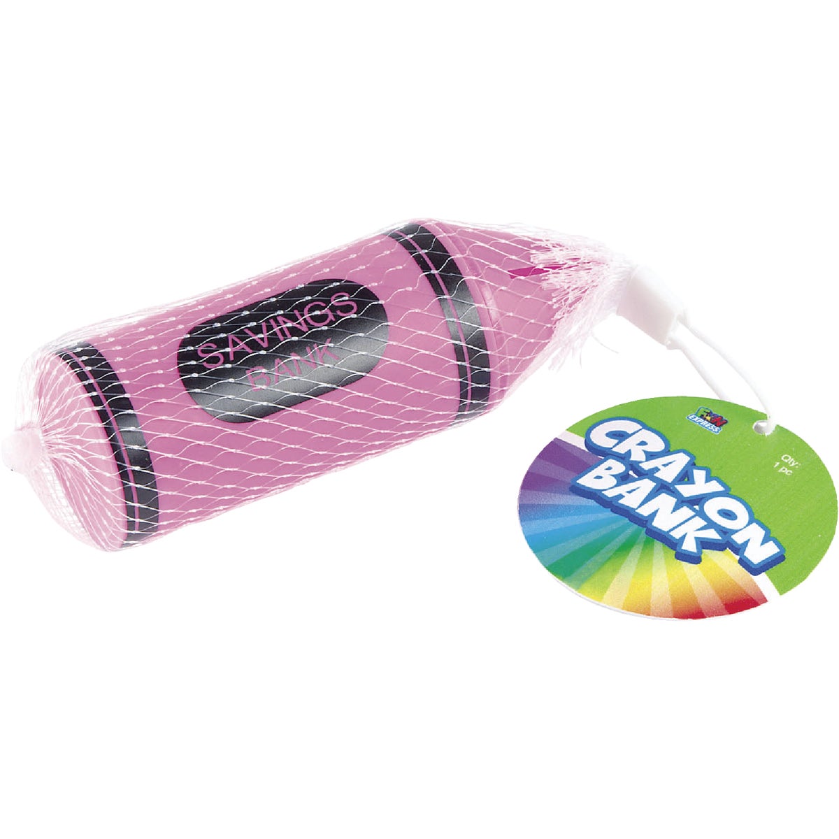 Fun Express 2 In. x 5-3/4 In. Crayon Savings Bank