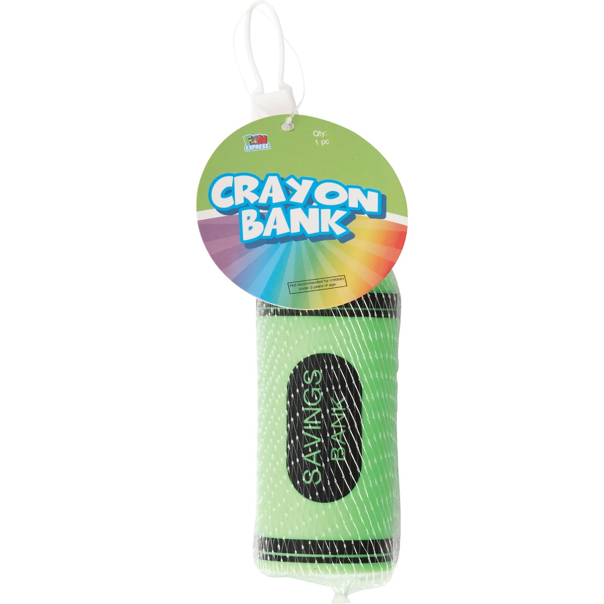 Fun Express 2 In. x 5-3/4 In. Crayon Savings Bank