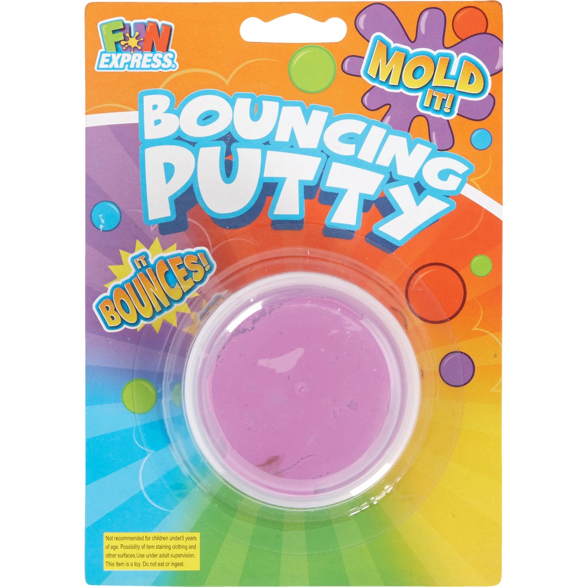 Fun Express Assorted Color Bouncing Putty