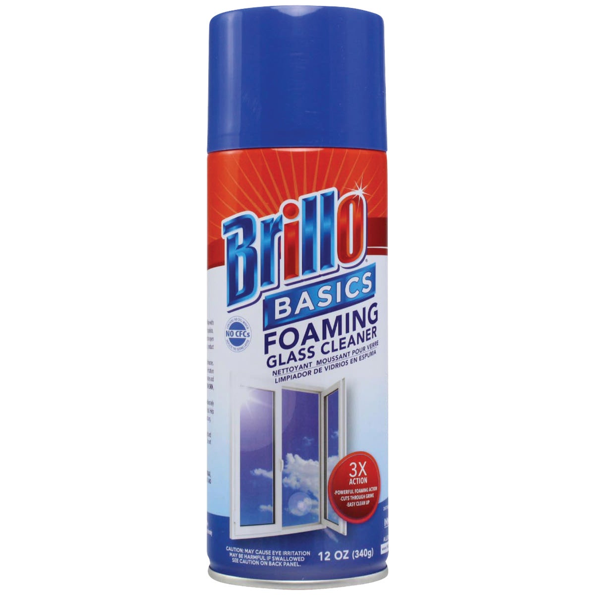 Brillo Basics 12 Oz. Foaming Fresh Citrus Glass & Surface Cleaner