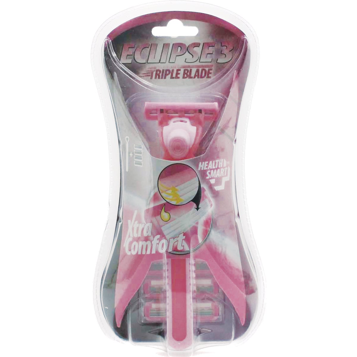Health Smart Womens 3 Blade Razors (4-Pack)