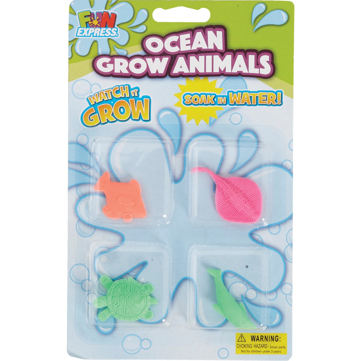 Fun Express Foam Assorted 3 Yrs. & Older Ocean Grow Animals