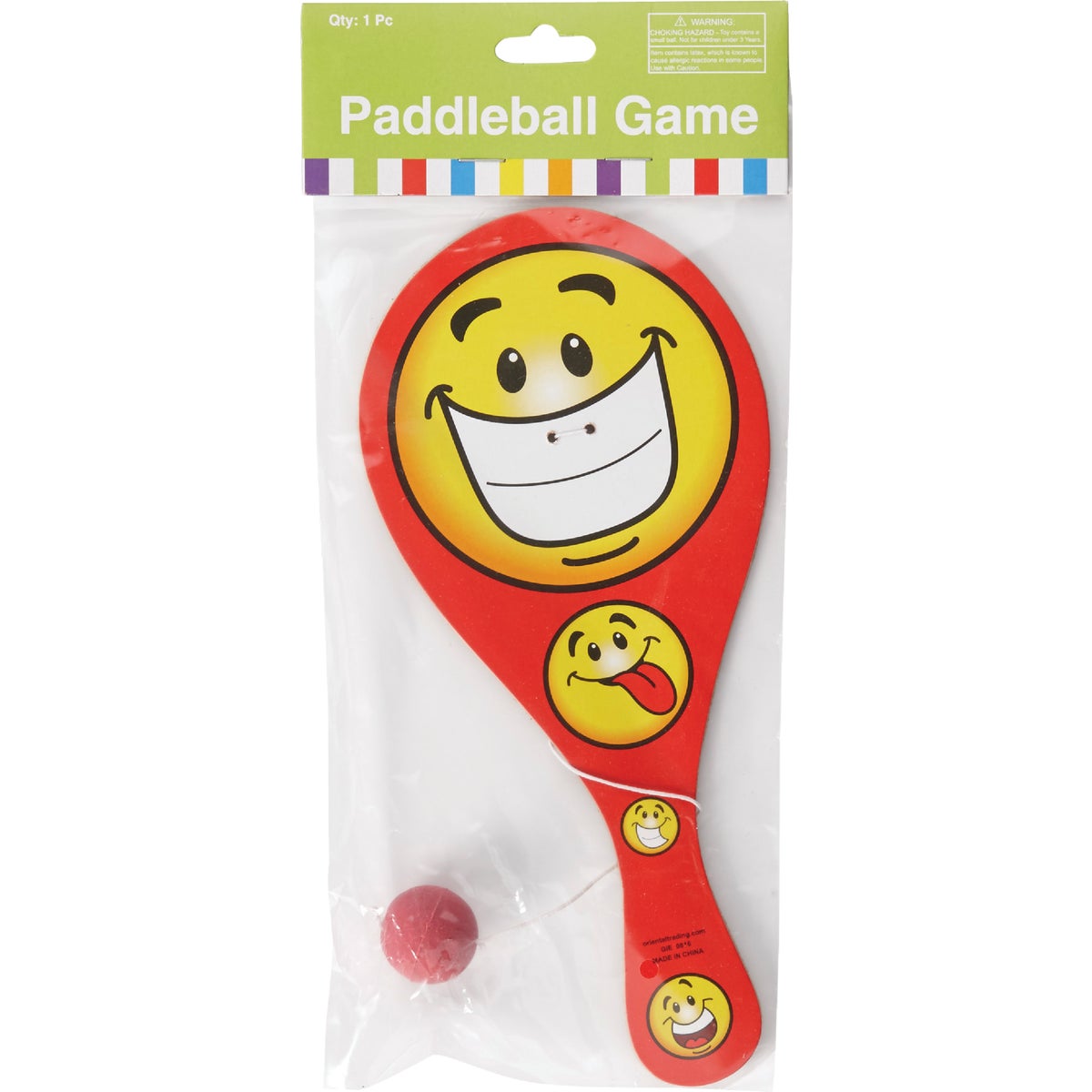 Fun Express Goofy Smile Face Paddleball