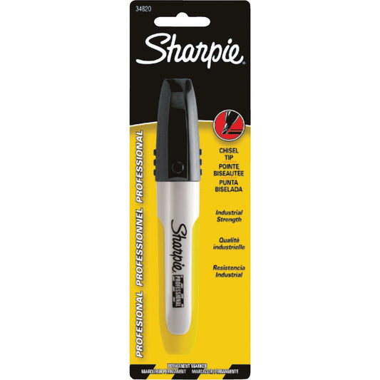 Sharpie Black Chisel Tip Professional Marker