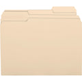 Business Source Letter 1 In. Manila File Folder (100-Pack)