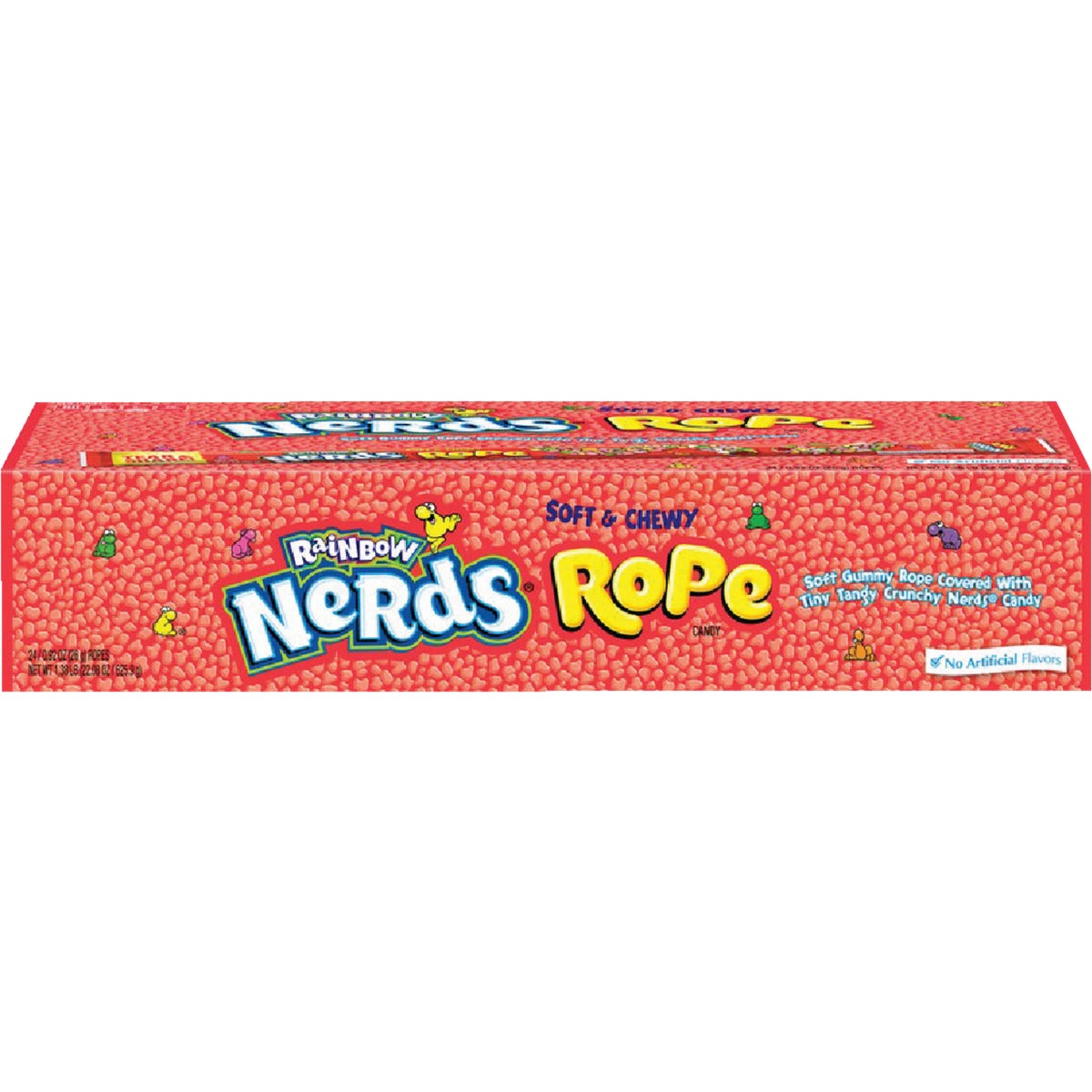 Nerds Assorted Flavors 0.92 Oz. Rainbow Rope Candy