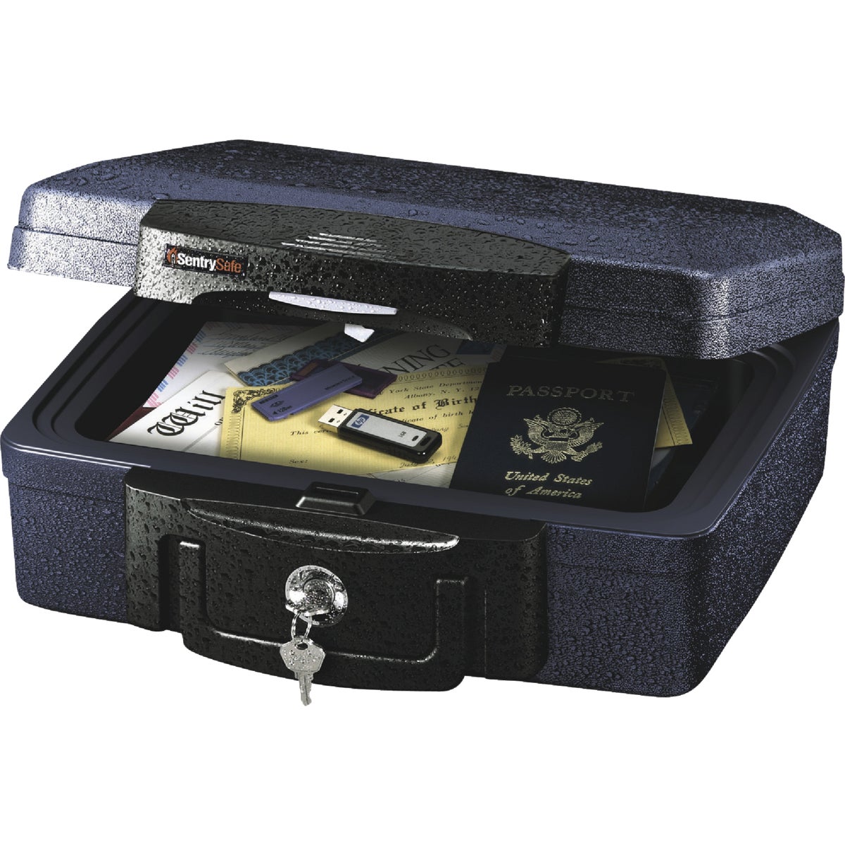 Sentry Safe Key Lock Steel 13 In. Deep Security Chest