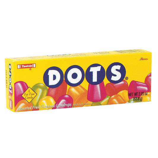 Dots Assorted Fruit Flavors 2.25 Oz. Gum Drops