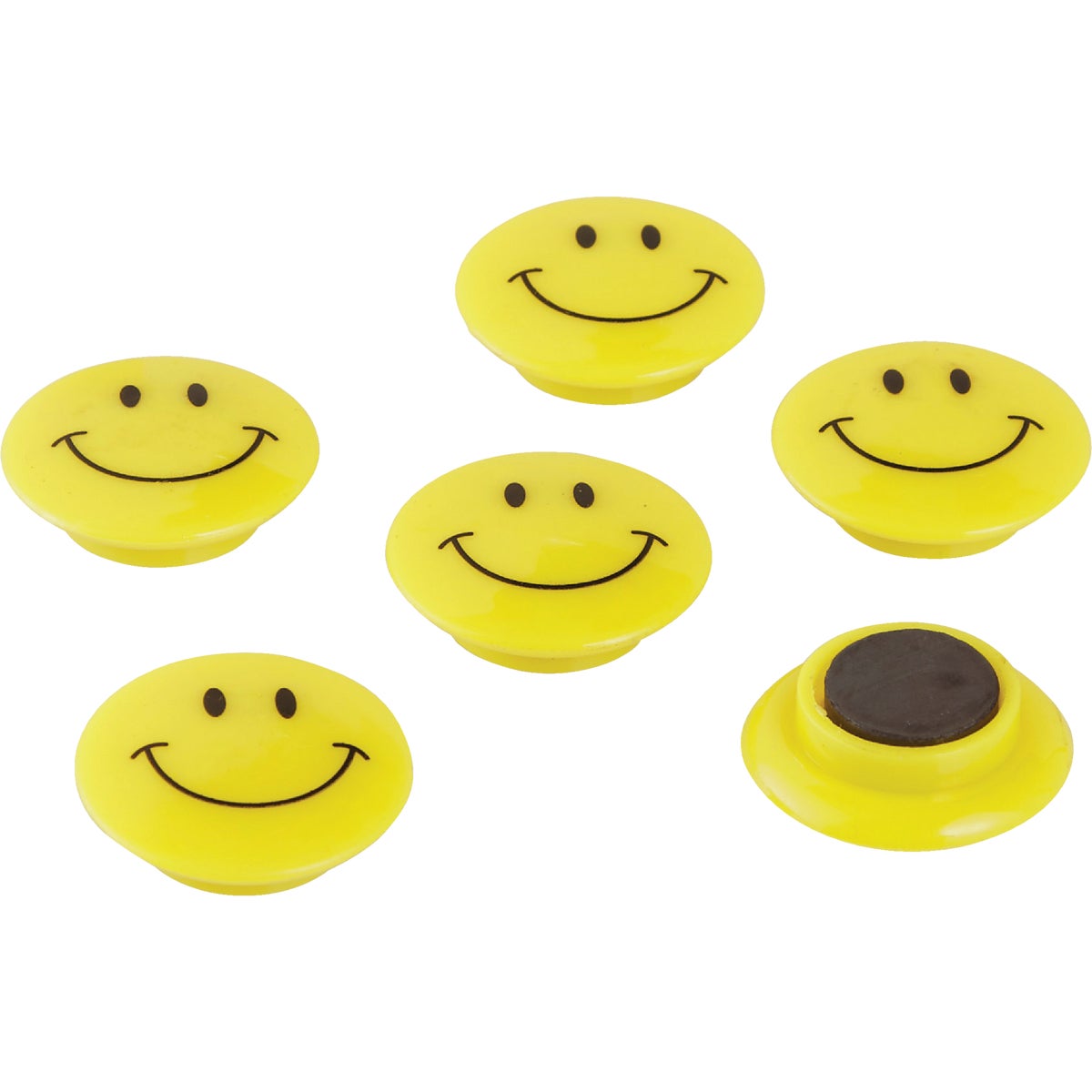 Smart Savers 1.18 In. Dia. Yellow Magnets (6-Pack)